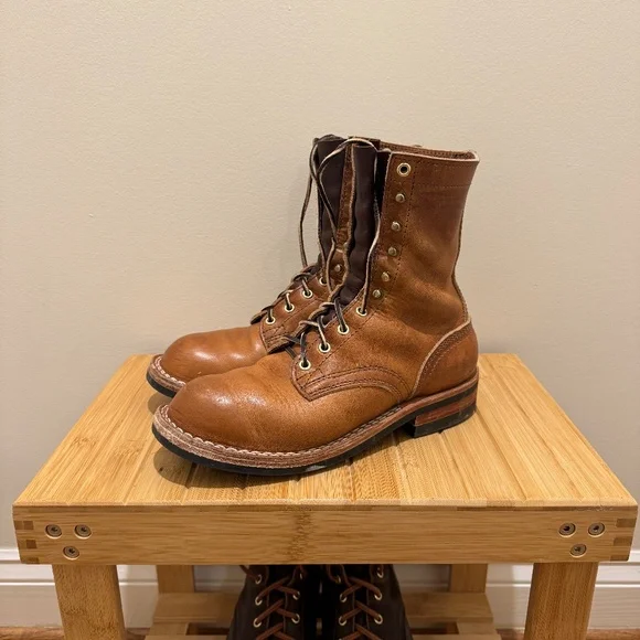 Nicks Officer Boot Size 6F Nicks Officer Boot - Wickett & Craig Dark Nrown : r/goodyearwelt main image 3